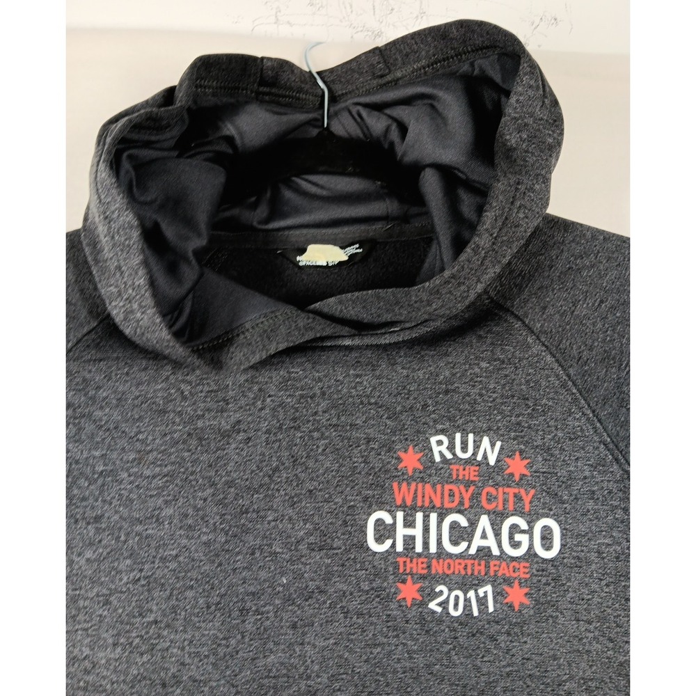 The North Face Sweater Women's Small Black Hoodie RUN WENDY CITY Chicago 2017
